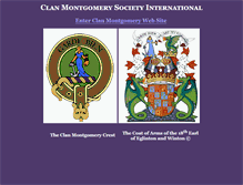 Tablet Screenshot of clanmontgomery.org